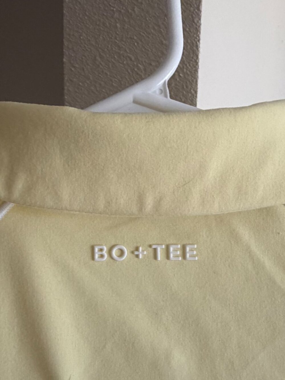 Bo+Tee Soft Active Contrast Zip-Up Jacket in Lemon Yellow - Size S - Picture 5 of 6